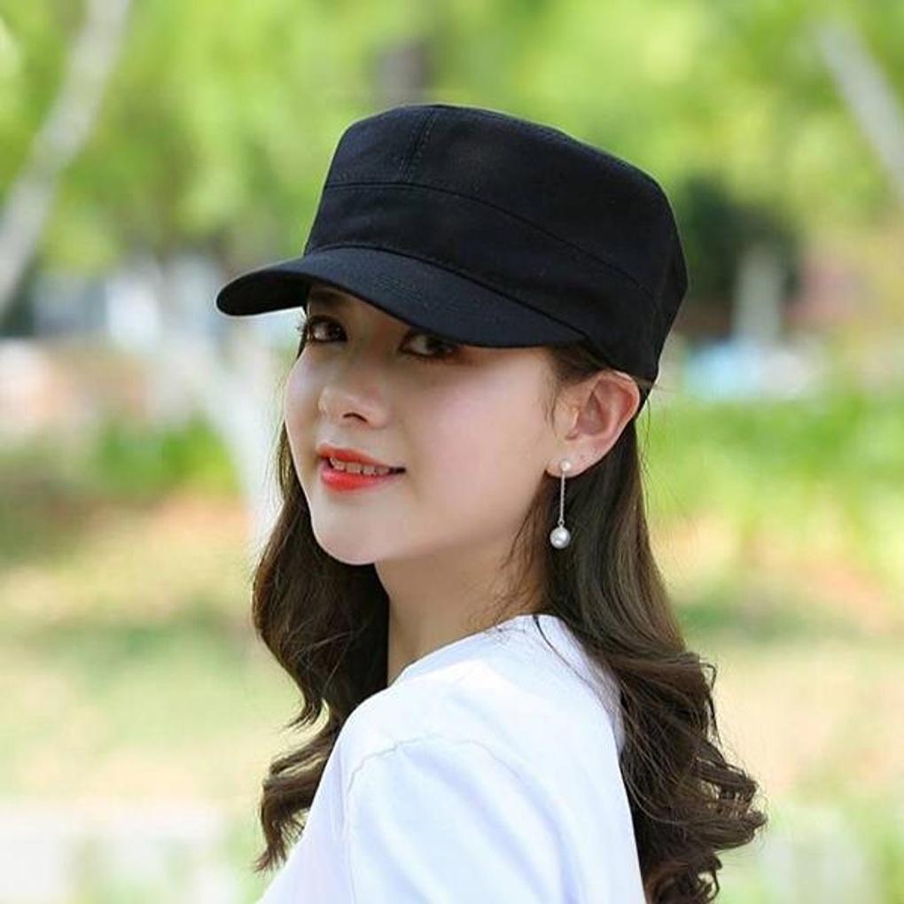 Casual Urban Military Cap Fashion Hat Basic Military Cap