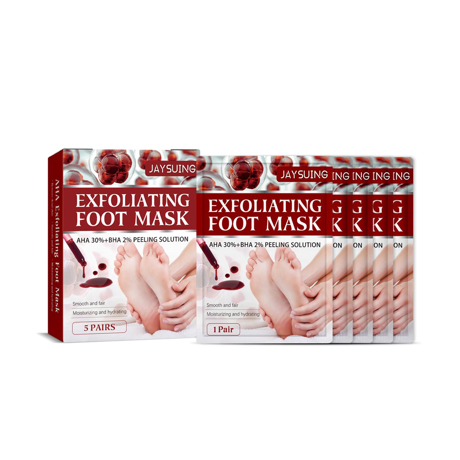 

Jaysuing Fruit acids Foot Mask Peeling For Legs Feet Mask Exfoliating Socks Scrub For Pedicure For Pedicure Anti Crack Heel Remove Skin Foot Patch