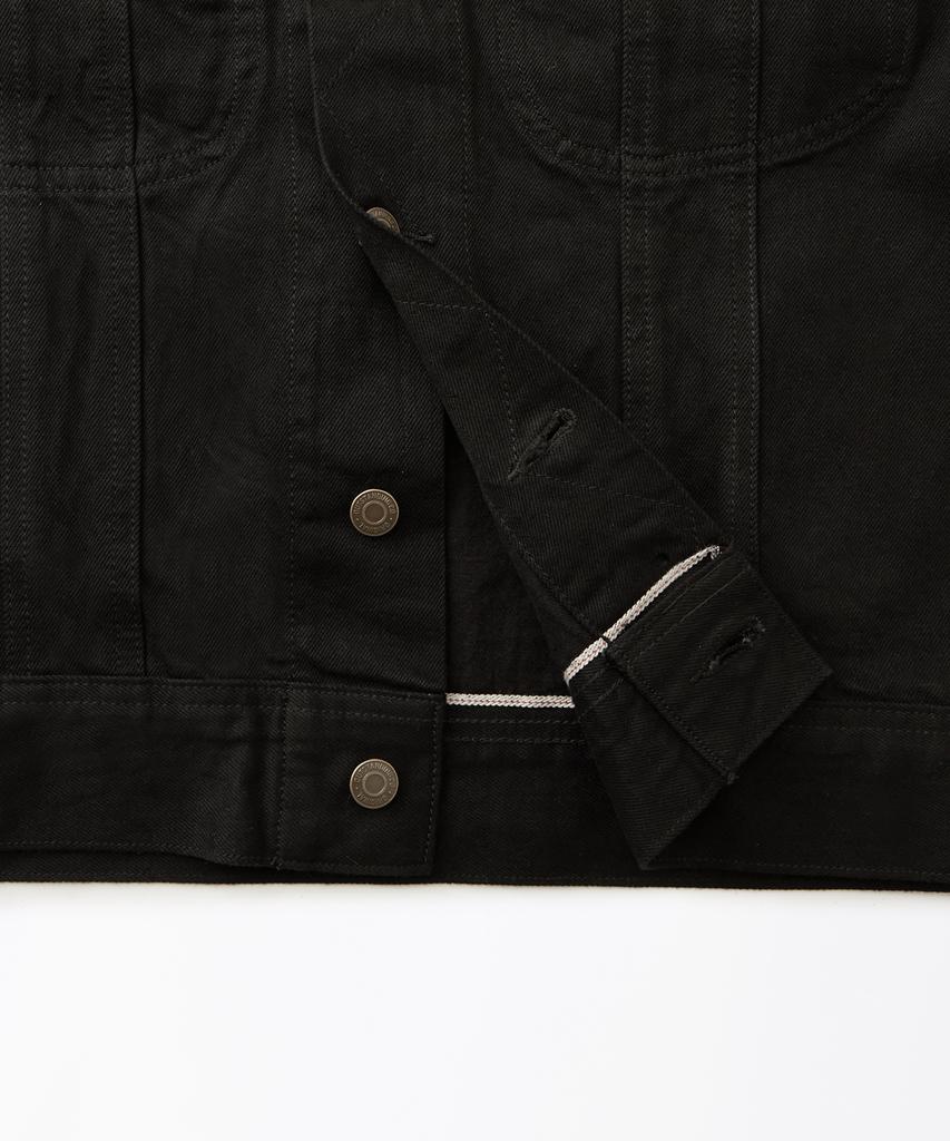 Outstanding 50S Western Rider Selvedge Jacket_Black
