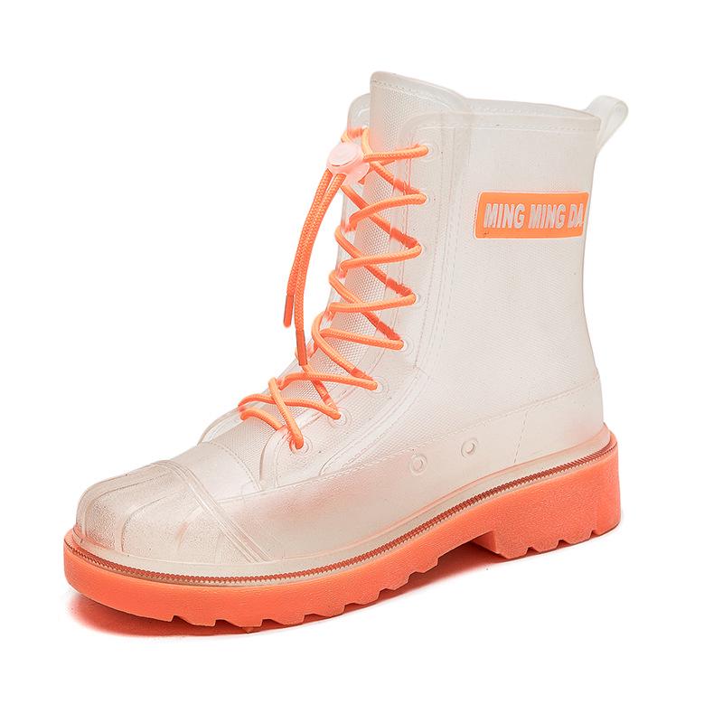 

Stylish Non-Slip Waterproof Rain Boots for Adults with Thick Sole and Added Velvet Lining. 41