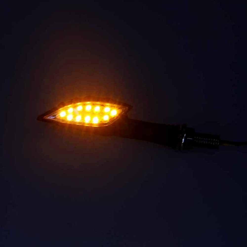 1 Pair Motorcycle Turn Signals Light LED Tail Lights Indicators for Motorbike Tail Light Custom For 10MM Moto Model