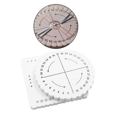 Kumihimo Beading Disc Foam Square Round Bracelet Loom Jewelry Making Tool Accessory for Craft Beginners