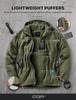 CQR Warm Hooded Jacket with Fleece and Hoodie for Outdoor Perfect for and Atom Hoodie Jacket for and Size Men's Ultra-Lightweight, Lining.