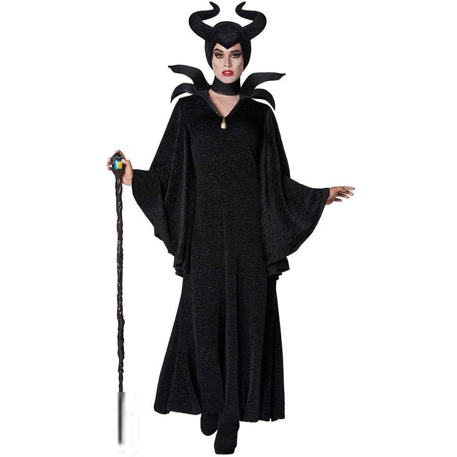 Kids Dark Witch Cosplay Costume, Punk Style Vampire Queen Halloween Outfit
