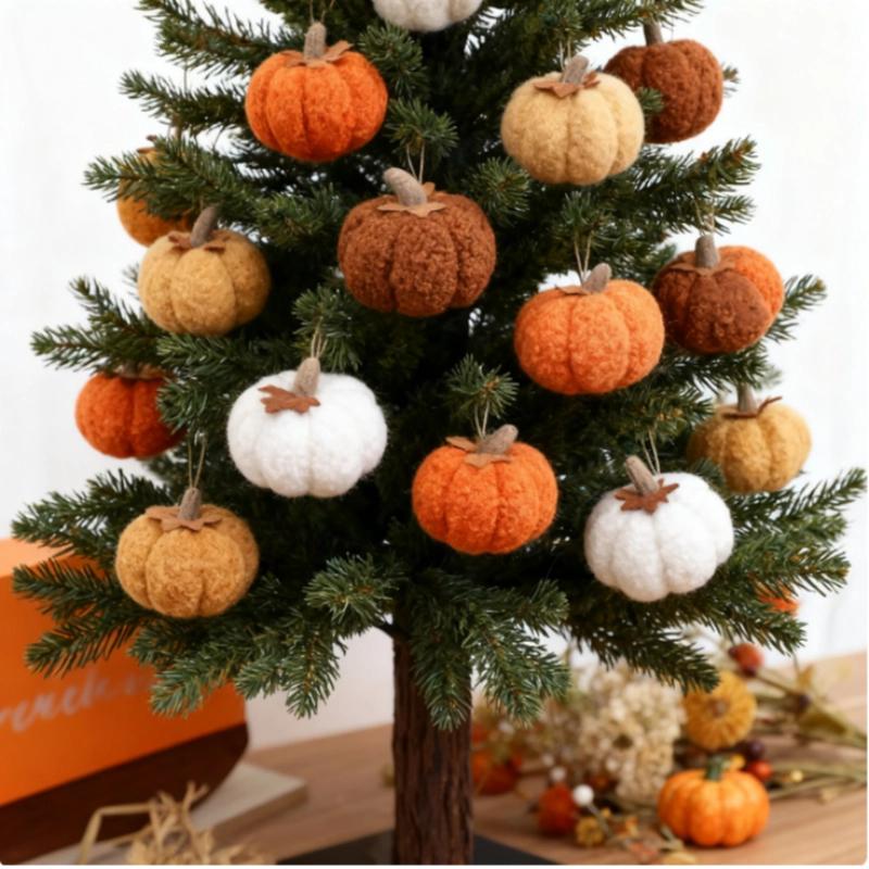 3 Colors Classic Halloween Pumpkin Decorations Halloween Nordic Wind Simulation Soft Pumpkin Ornaments For Party & Home Gifts