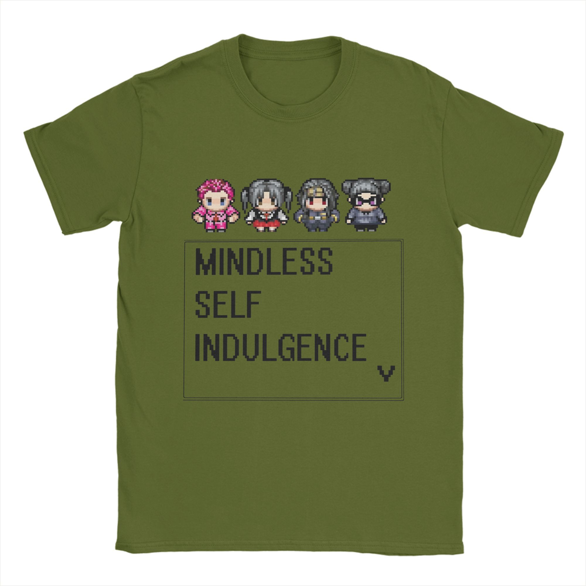 

MINDLESS SELF INDULGENCE T-Shirt for Men VIDEO GAME RETRO Humorous Pure Tee Shirt O Neck Sleeve T Shirts New Arrival Clothes 4XL
