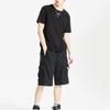 Li Ning T Shirts Men's Black Crew Neck Moderate Straight Fit AHSQ237-2