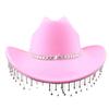 Bridal Cowgirl Hat for Women Rhinestone Cowboy Hat Unique Halloween Costume for Bachelorette Party Birthday Concerts