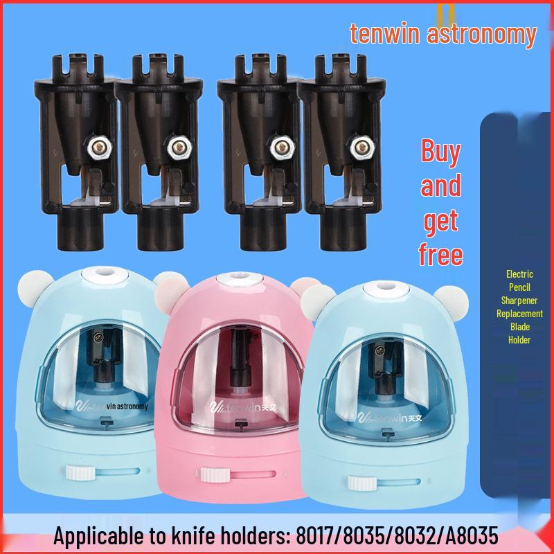 Astronomical Automatic Electric Pencil Sharpener with Refill Blade for Children and Students