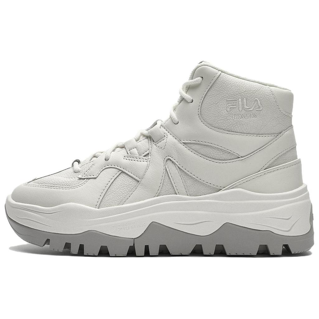 FILA Modern Comfortable Versatile Shock Absorbing Durable Mid-Top Casual Shoes Women Casual Shoes Snow-White F12W341114FWT