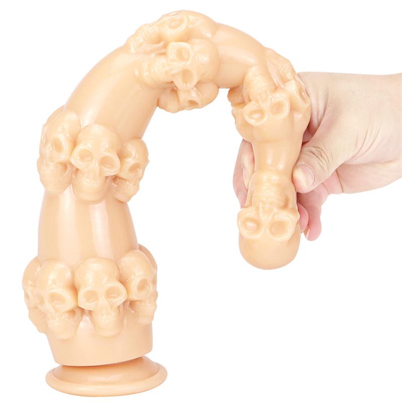 Skull and Crossbones Anal Plug Female Anal Asshole Sex Products Expansion Equipment Hardcore Masturbation Chrysanthemum Anus