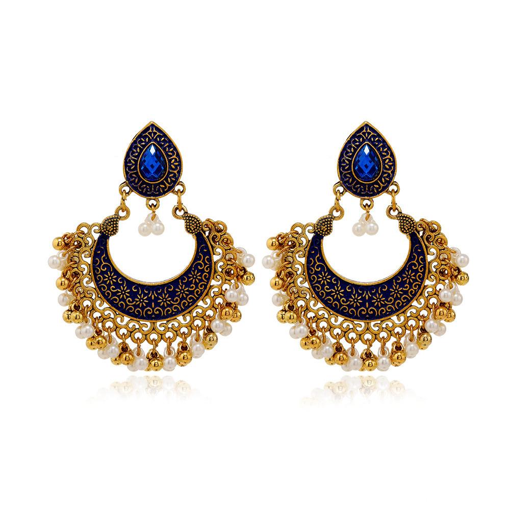 Inspired Vintage Tassel Drop Earrings With Electroplated Finish For Women