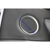 For BMW X2 F39 2018   Car Accessories  ABS Chrome Speaker Cover Interior Trim Side Door Stereo Bezel Collar Ring Garnish