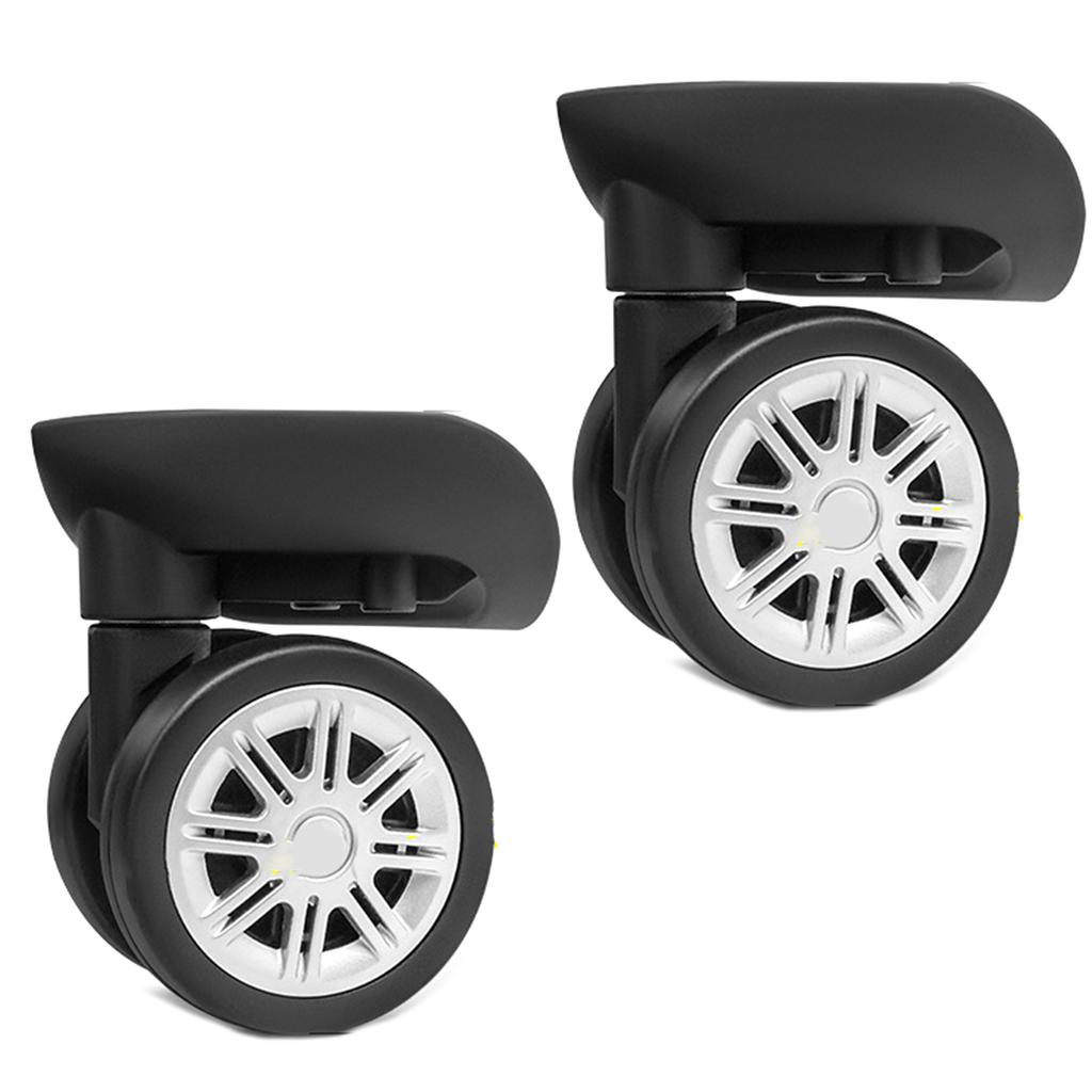 2ks koleček pro vozíky Náhradní kolečka pro těžký provoz pro kufr kufr s otočnou o 360 stupňů Silent Wheel