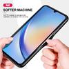 Magnetic Car Holder Silicone Cover for Samsung Galaxy S23 Ultra A34 A14 A34 A54 5G Soft Frame Protection Case