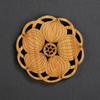 Creative Lotus Flower Drink Coasters Wooden Round Cup Mat Table Mat Tea Coffee Mug Placemat Home Decoration Kitchen Accessories