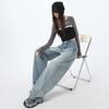 Classic Style Relaxed Fit Banana Wide-leg Jeans for Women In Spring and Autumn Latest High-waist Straight-leg Slimming Floor Scimitar Pants