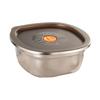 Fridge Storage Box Stainless Steel Airtight Leakproof Food Container Refrigerator Organizer