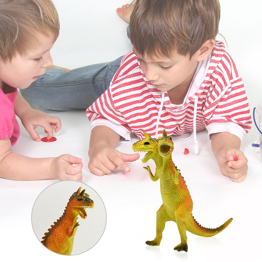 

Двуглавый динозавр, модель дракона, Годзилла, монстр, игрушка для детей, подарки оранжевый