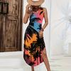 Womens Summer Dresses 2025 Loose V Neck Sleeveless Sundresses Beach Swimsuit Coverup with Pockets Casual Tank Maxi