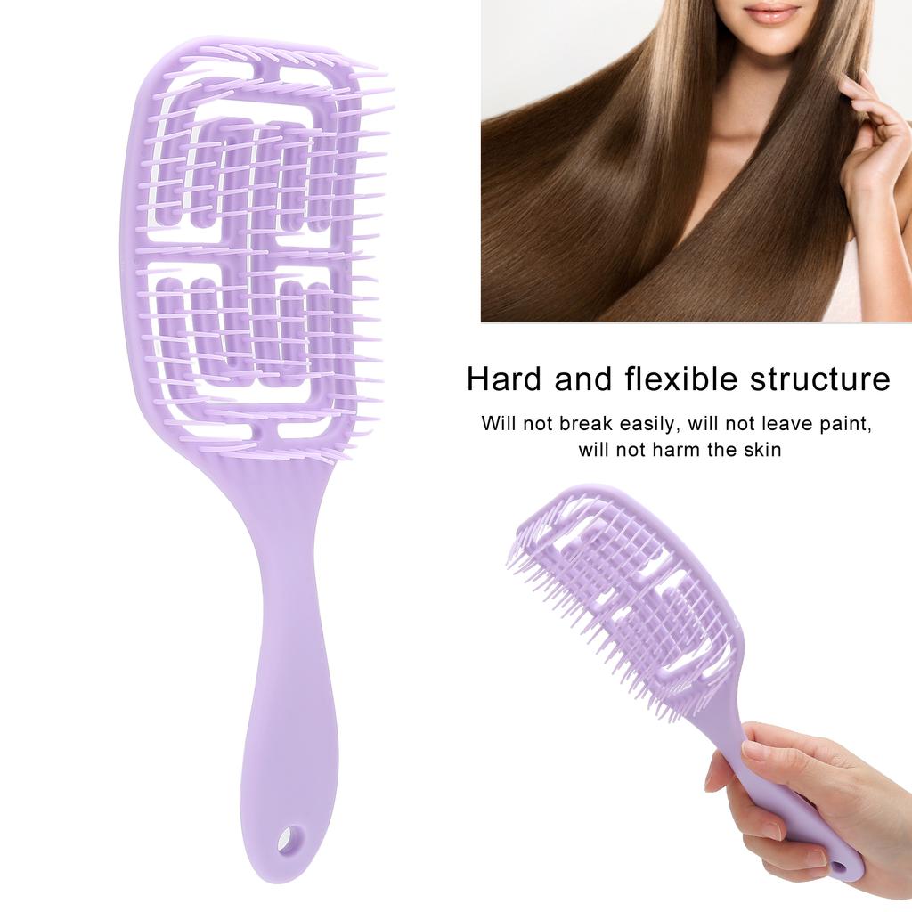 Unisex Detangling Hair Brush Short Curly Hair Scalp Massage Comb Hair Styling Brush
