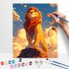Disney Lion Painting Kit Canvas Motivational Art DIY Home Decor Gift for Him