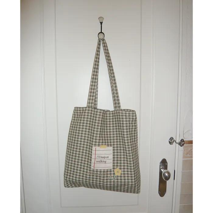 Everyday fabric bag_I will keep on walking