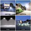 100W LED Garden Flood Light 220V 240V Waterproof PIR Motion Sensor Floodlight Lamps Outdoor Wall Lamp Flood Light Spotlight