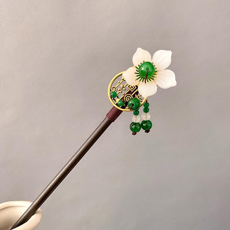 High-End Chinese Tassel Hairpin - Ancient Style for Women's Hanfu Updo