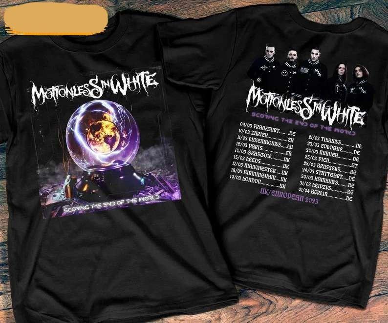 Motionless In White Scoring Tour 2sides Tshirt S to 5XL UR168  Unisex T-Shirt XL