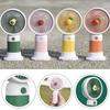 Ventilátor Ruční ventilátor Mini Ventilátor Přenosný ventilátor Usb Úložný ventilátor Růžový Malá velikost