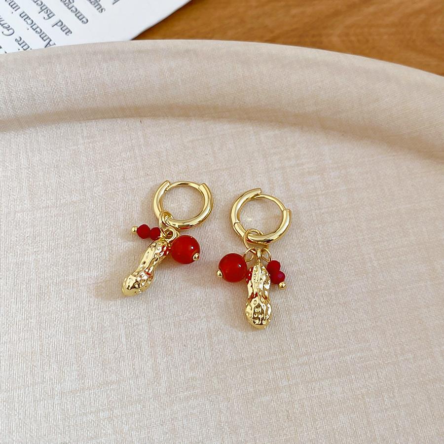 Silver Needle New Chinese Simple Diamond-encrusted Lucky Bag Fringed Earrings, Earrings, Exquisite Versatile Earrings