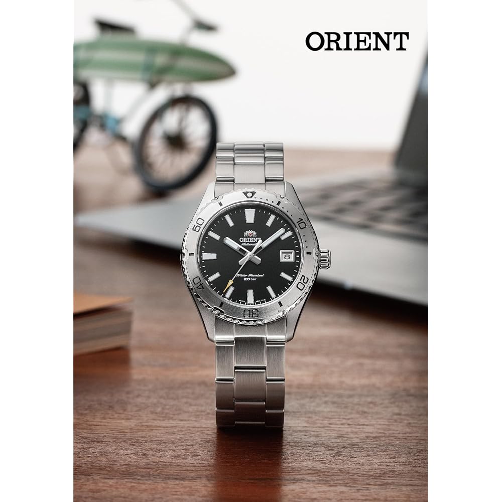 Orient Mako 40 Automatic Diver's Watch, Men's, Black, RN-AC0Q01B, with Japanese Manufacturer's Warranty