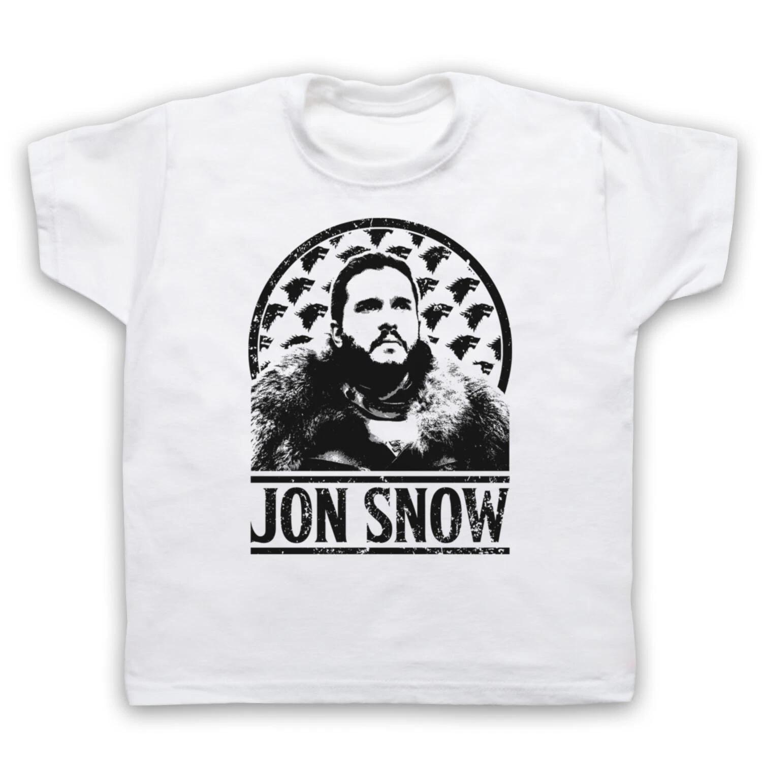 

GAME OF THRONES JON SNOW TRIBUTE UNOFFICIAL KIT NORTH KIDS CHILDS T-shirt 140