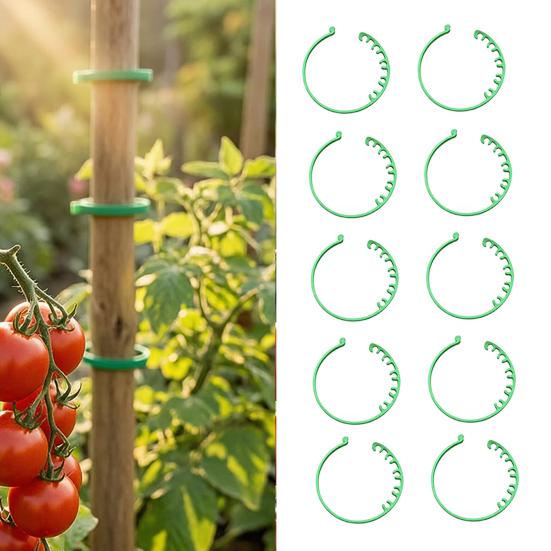 Adjustable Plant Fixing Buckles Reusable Plant Fixing Clips Plastic Plant Vine Clips Stem Support
