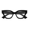 Gucci Full frame design irregular optical frame women's black