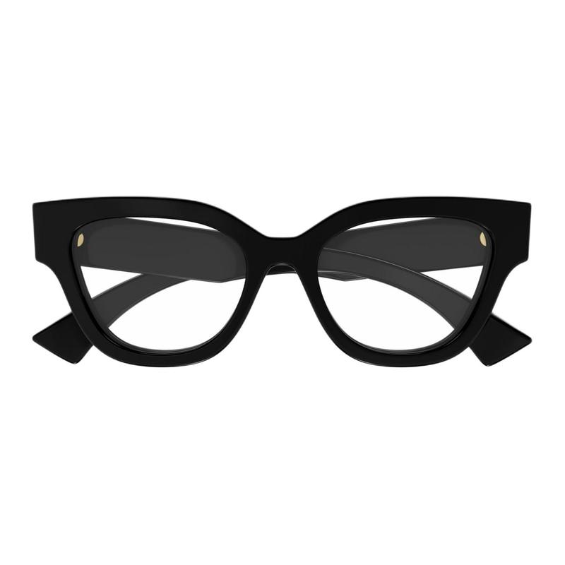 Gucci Full frame design irregular optical frame women's black