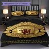 Glory Manchesters Emblematic Pride Three-piece set (1 * duvet cover + 2 * pillowcase, without core) 2D Flat Christmas birthday gift