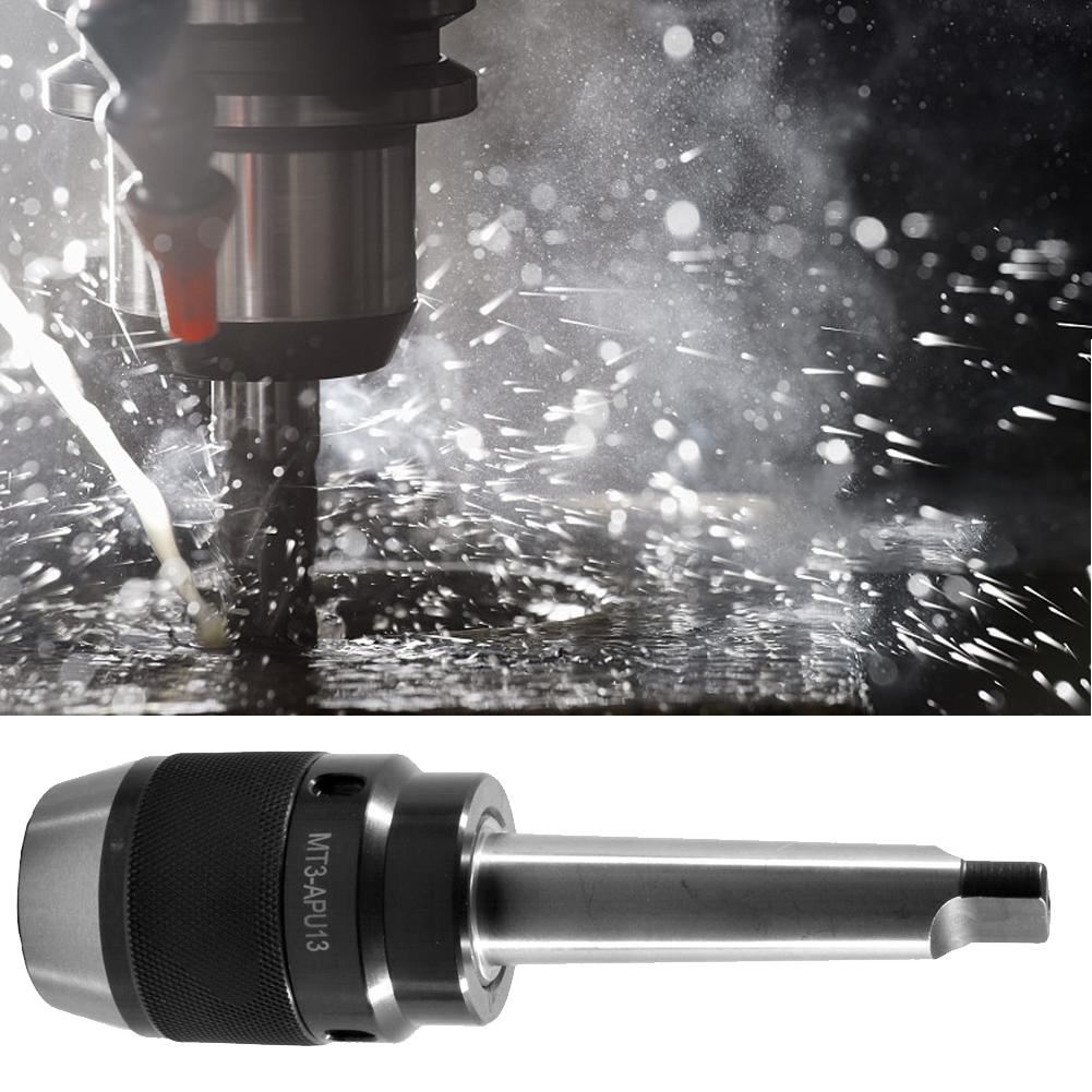 MT3APU13 Keyless Drill Chuck CNC Milling Machine Flat Tail Integrated Drill Chuck