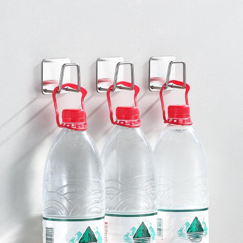 1/3PC Kitchen Stainless Steel Sink Sponges Holder Self Adhesive Drain Drying Rack Kitchen Wall Hooks Accessories Storage Racks