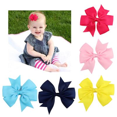 1 Pc Kids Baby Girl Children Toddler Hair Clip Bow Dovetail Accessories Hairpin Gift