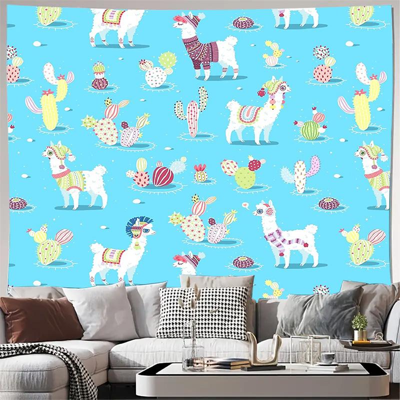 

Bohemian Tapestry Wall Hanging Desert Cactus Plants Aesthetic Room Decor Hippie Wall Art Southwestern Home Decor Festival Backdr 74x94cm(29x37in)
