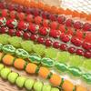 New Creative Shape Glass Beads Glass Material Handmade DIY Jewelry Creative Interest Design Watermelon Beads