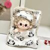 Doll Clothes for 17-20cm Handcrafted Panda Sleepwear Outfit Compatible with Labubu Cotton Dolls