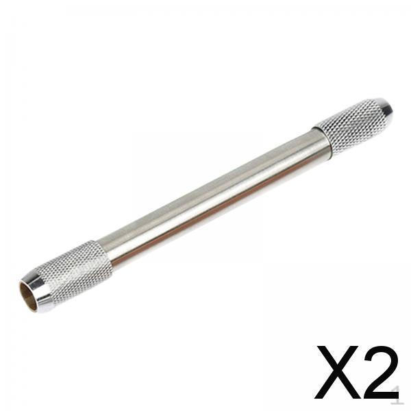 2x Metal Pencil Extenders Holder Lengthener Art for Sketching