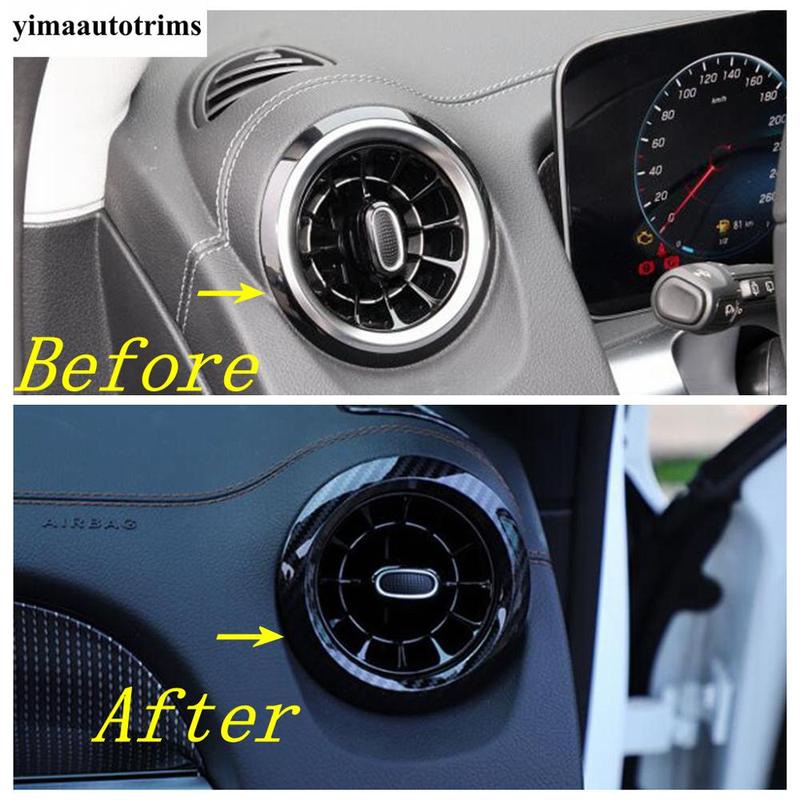 Central Control Dashboard Front Air AC Conditioning Outlet Vent Cover Trim Accessories For Mercedes-Benz GLB 200 X247 -2024