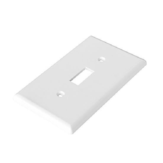 Toggle Switch Panel Single Gang Unbreakable Modern White Heavy Duty Decorative Plastic American Wall Plate Outlet Cover Home Supplies