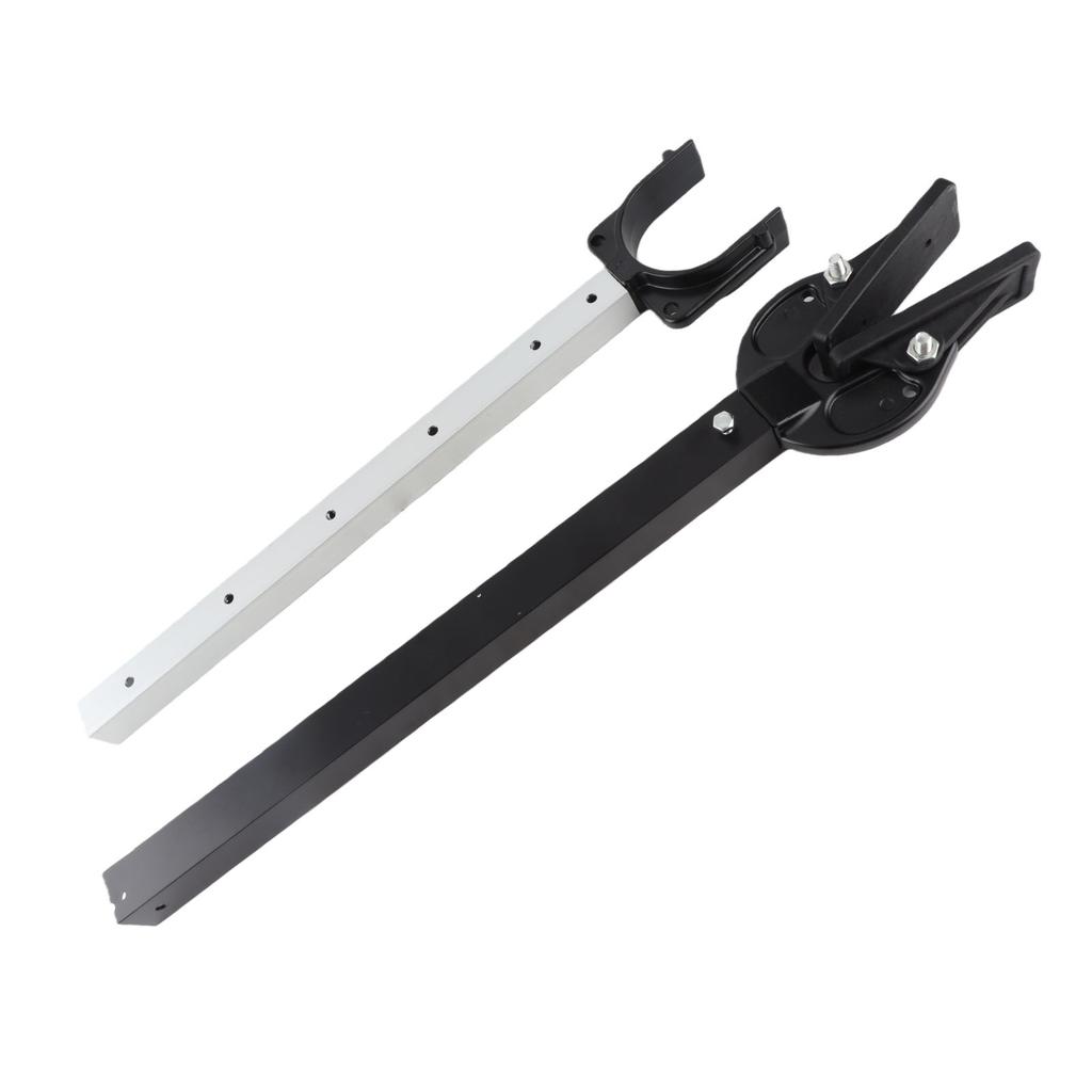 23 to 35 Inch Adjustable Transom Protector Outboard Transom Saver with Composite Head for 100 Horsepower Motor Black