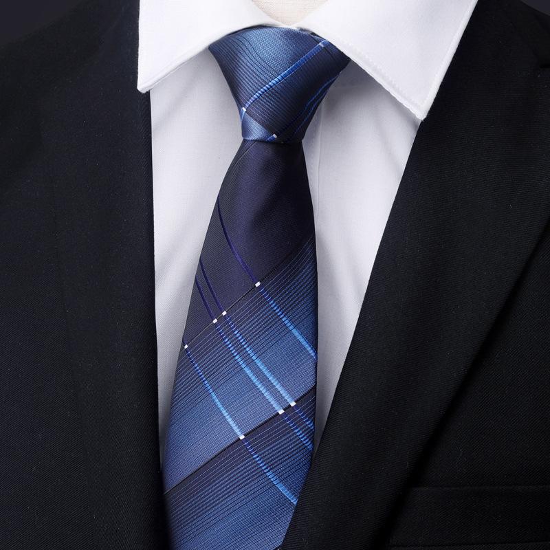 Tie Men'S Business Dress Wedding Groom Red Black Work Korean Zipper No-Beat Tie