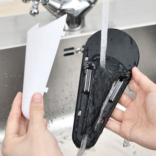 Magnetic Scissor Holder | Refrigerator Magnet Storage Box for Kitchen Scissors, Removable Cooking Scissors Holder with Drainage Hole for Appliances an